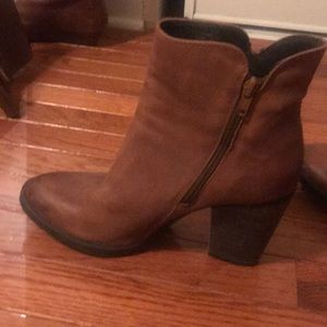 Steve Madden cognac colored boots worn once!